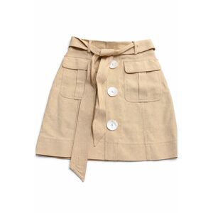 Kate Spade Linen Blend Button Skirt Size 0